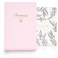 Дневник Благодарности продуктивности счастья планировщик A5 розовый английский