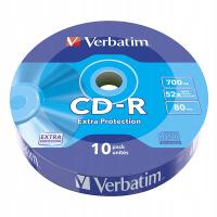 PŁYTY CD-R Verbatim Extra Protection 700MB x52 10szt