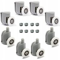 Набор из 8 роликов для душевой кабины роликовые ролики 25 мм