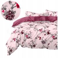 KOMPLET POŚCIEL 160x200 + 2 POSZEWKI 70x80 DWUSTRONNA MODNA DUŻO WZORÓW