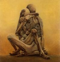 Zdzisław Beksiński изображение BE84, 60x62 см-лицензированный производитель