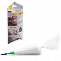 Rękawy jednorazowe do dekoracji lukrem ciastek worki z końcówkami 10 szt