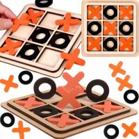 ИГРА КРЕСТИКИ-НОЛИКИ ДЕРЕВЯННАЯ ИГРУШКА ДЛЯ ДЕТЕЙ ГОЛОВОЛОМКА ДЕРЕВЯННЫЕ ИГРУШКИ