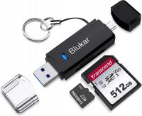 Blukar Czytnik SD/Micro SD micro USB OTG USB 3.0