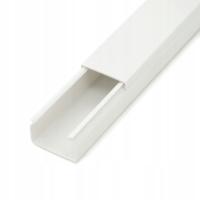 LISTWA DO UKŁADANIA KABLI KANAŁ KABLOWY BIAŁY KORYTKO POKRYWA 30x20 2m BKK
