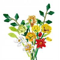 Klocki KWIATY bukiet kwiatów DIY Kwiaty wieczne PREZENT 827el. 034001