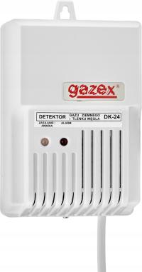 GAZEX detektor gaz ziemny (Metan), CO - tlenek węgla (Czad) DK-24 ; 230V