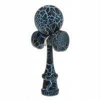 Drewniana farba do pęknięć Kendama Toy Kids Ball Games Black & Blue