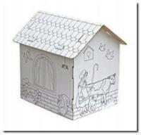 Domek kartonowy kreatywna ekologiczna zabawka dla dzieci Dreamline