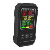 Electro Radiation with Backlight EMF Meter black