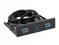 2× Front Panel przedni 2x USB3.0 + 1x Audio 20Pin 3,5