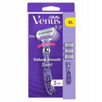 Maszynka Gillette Venus Deluxe Smooth Swirl + 3 wymienne ostrza