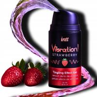 WIBRATOR W PŁYNIE ŻEL INTYMNY POTĘGUJĄCY DOZNANIA TRUSKAWKA PREMIUM 15ML