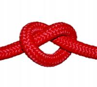 Lina Polipropylenowa 20mm czerwona Sznurki24