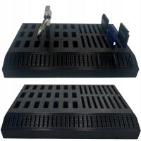 ORGANIZER STOJAK UCHWYT NA KARTY SD MIKRO MICROSD PENDRIVE 66 MIEJSC CZARNY