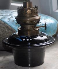 Stary pojemnik do lampy naftowej Kosmos Brenner śred. wew.przy bren. 3,9 cm