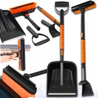 DO ODŚNIEŻANIA ŁOPATA SKROBACZKA SZCZOTKA TELESKOPOWA śnieg lód auta 5W1