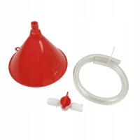 Lejek do bonga piwa Kompaktowy szczelny lejek do piwa z rurką bez załamań