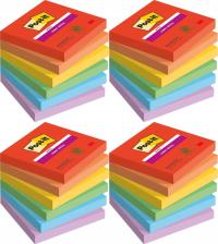 Karteczki samoprzylepne Post-it 76-76mm kolory x4