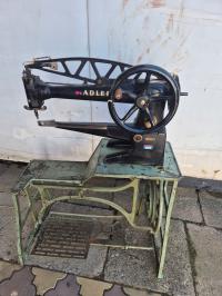 старинная швейная машина для кожи рам Адлера