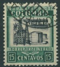Colombia 15 cts. - Petroleo