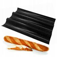 МЕТАЛЛИЧЕСКИЙ ПРОТИВЕНЬ ДЛЯ ВЫПЕЧКИ БАГЕТОВ 3 ШТ.