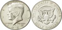50 centów USA (1969) Half Dollar John F. Kennedy Mennica Denver AG400