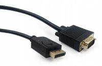 Кабель VGA DisplayPort 1.8 m черный