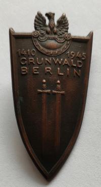 TARCZA GRUNWALD Odznaka Grunwaldzka Grunwald Berlin Makowski