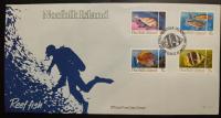 !! RYBY - NORFOLK ISLANDS - KOPERTA FDC - STAN BDB !