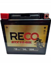 Akumulator Reco RTX14-GEL YTX14-BS YTX14H-BS TX14H GYZ16H 12V 14Ah 220A