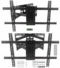 Długi 49cm Uchwyt do Telewizora 32-80 cali 50 kg Obrotowy Uniwersalny