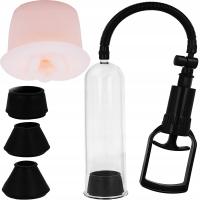 Насос Для Пениса С Влагалищем, Набор Из 3 Прокладок Для Увеличения Эрекции