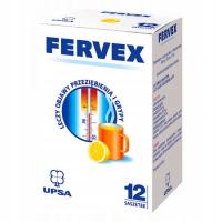 Fervex, cytrynowy 12 saszetek. grypa przeziębienie