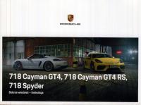 Porsche 718 GT4 GT4 RS 718 Spyder 06 2022 instrukcja PL 330 str.