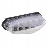 Czerwone Jasne Światło Motocyklowe 10 LED Stop, Pozycyjne z Przezroczystym Kloszem