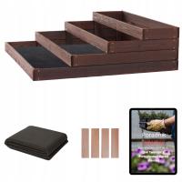 Огородник 4-этажный ящик садовый инспектор приподнятая грядка 120x120