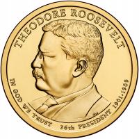 1 $ Prezydenci USA Theodore Roosevelt (1901-1909) 2013 P nr 26