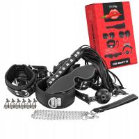 ZESTAW BDSM EROTYCZNY LUKSUSOWE SEX ZABAWKI EROTYCZNE 7 AKCESORIÓW