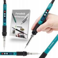 PRECYZYJNA LUTOWNICA KOLBOWA LCD 80W 180-500°C NA GROTY 900M REGULACJA TEMP