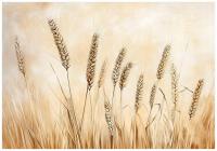 FOTOTAPETA BOHO ŁĄKA BEŻOWA NATURA SYPIALNIA SALON TAPETA FLIZELINA 400x280