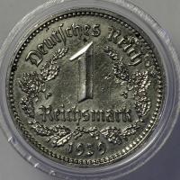 NIEMCY, III RZESZA, 1 MARKA REICHSMARK 1939 A- BERLIN