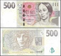 * CZECHY 500 koron 2009 P-24b ** stan UNC **