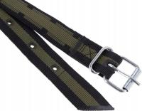 Obroża Kramp 150 cm szerokość 4 cm wzmocniona skórą ogniwo D 6 mm