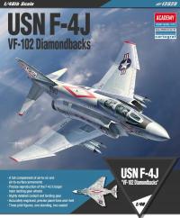 Academy 12323 F-4J VF-102 Diamondbacks Aircraft Scale 1/48 Plastic Kit