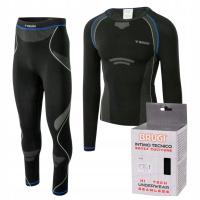 BIELIZNA TERMOAKTYWNA MĘSKA KOMPLET SPODNIE + KOSZULKA BRUGI 4RCH be