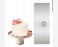 SKROBKA DO TORTU PACKA SZPATUŁKA CUKIERNICZA DO TYNKOWANIA DEKORATOR RANTY