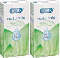 20x DUREX NATURALS Prezerwatywy Cienkie z Naturalnym Lubrykantem