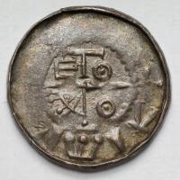 1727. Denar krzyżowy CNP VI - ETO z chorągwią - B.RZADKI