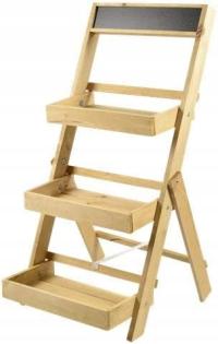 Etażerka drewniana, do ogrodu, Riya z 3 półkami